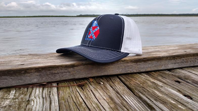Homegrown Hat/Navy on White